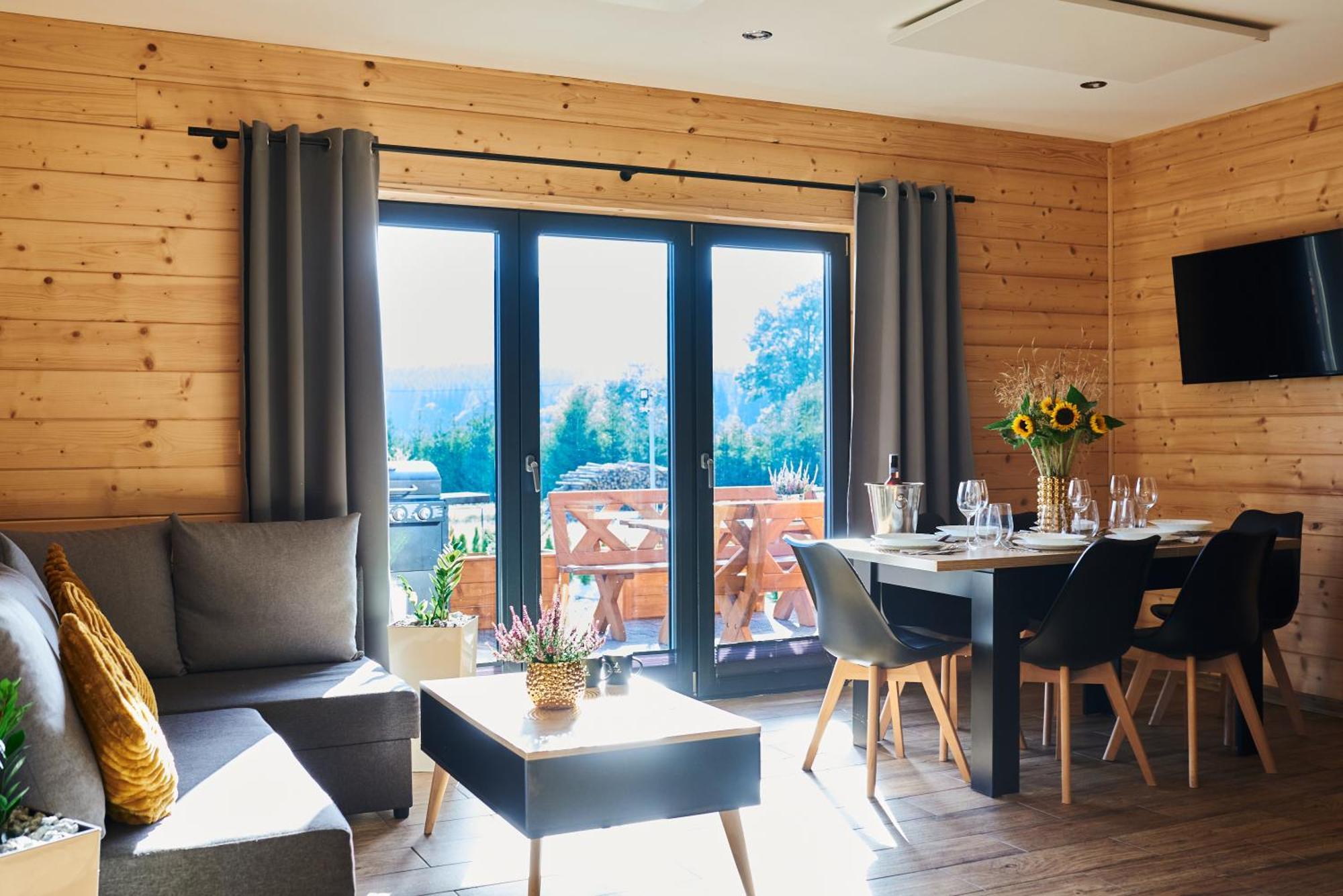 Osada Orlica Klimatyczne Domki Z Widokiem Na Gory I Termalnym Spa Sauna Jacuzzi 4 Km Od Zieleniec Ski Arena Lasowka 外观 照片