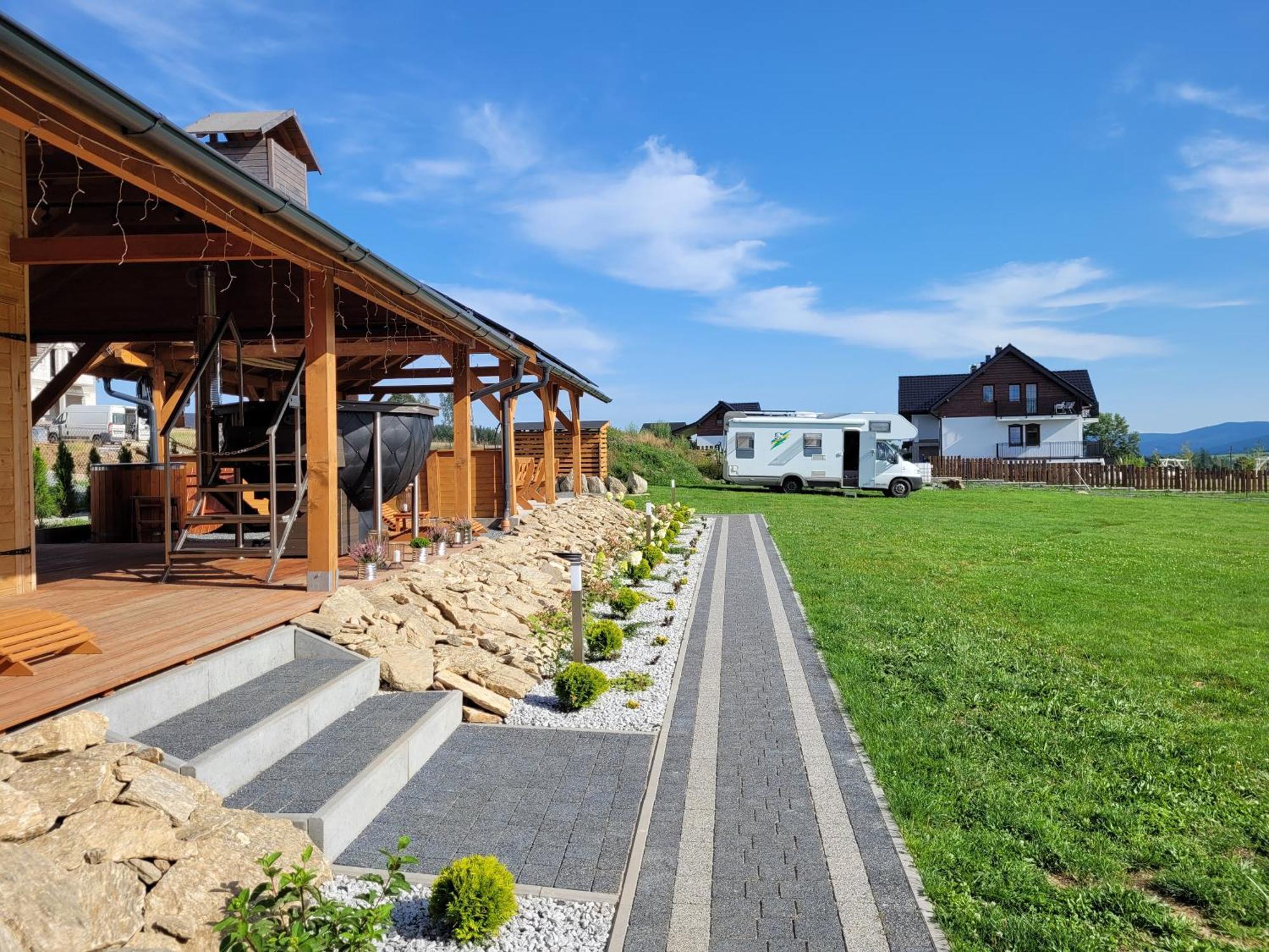 Osada Orlica Klimatyczne Domki Z Widokiem Na Gory I Termalnym Spa Sauna Jacuzzi 4 Km Od Zieleniec Ski Arena Lasowka 外观 照片