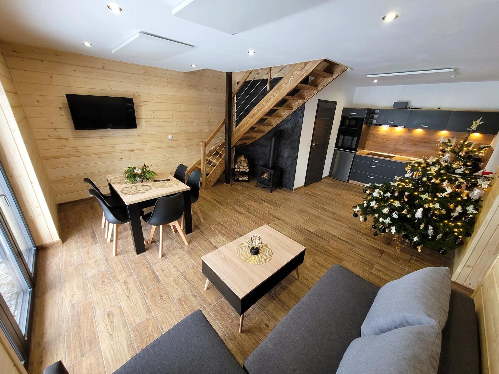Osada Orlica Klimatyczne Domki Z Widokiem Na Gory I Termalnym Spa Sauna Jacuzzi 4 Km Od Zieleniec Ski Arena Lasowka 外观 照片