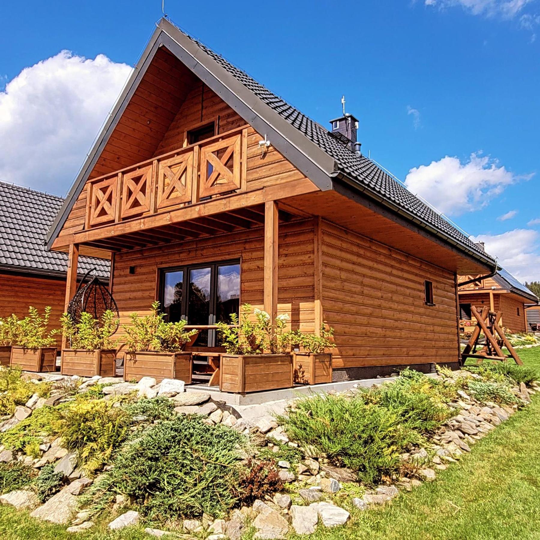 Osada Orlica Klimatyczne Domki Z Widokiem Na Gory I Termalnym Spa Sauna Jacuzzi 4 Km Od Zieleniec Ski Arena Lasowka 外观 照片
